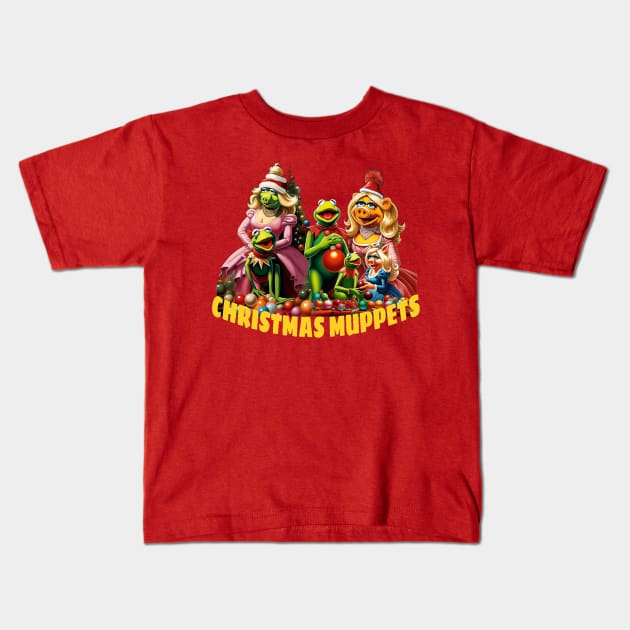 christmas muppets Kids T-Shirt by hot_issue